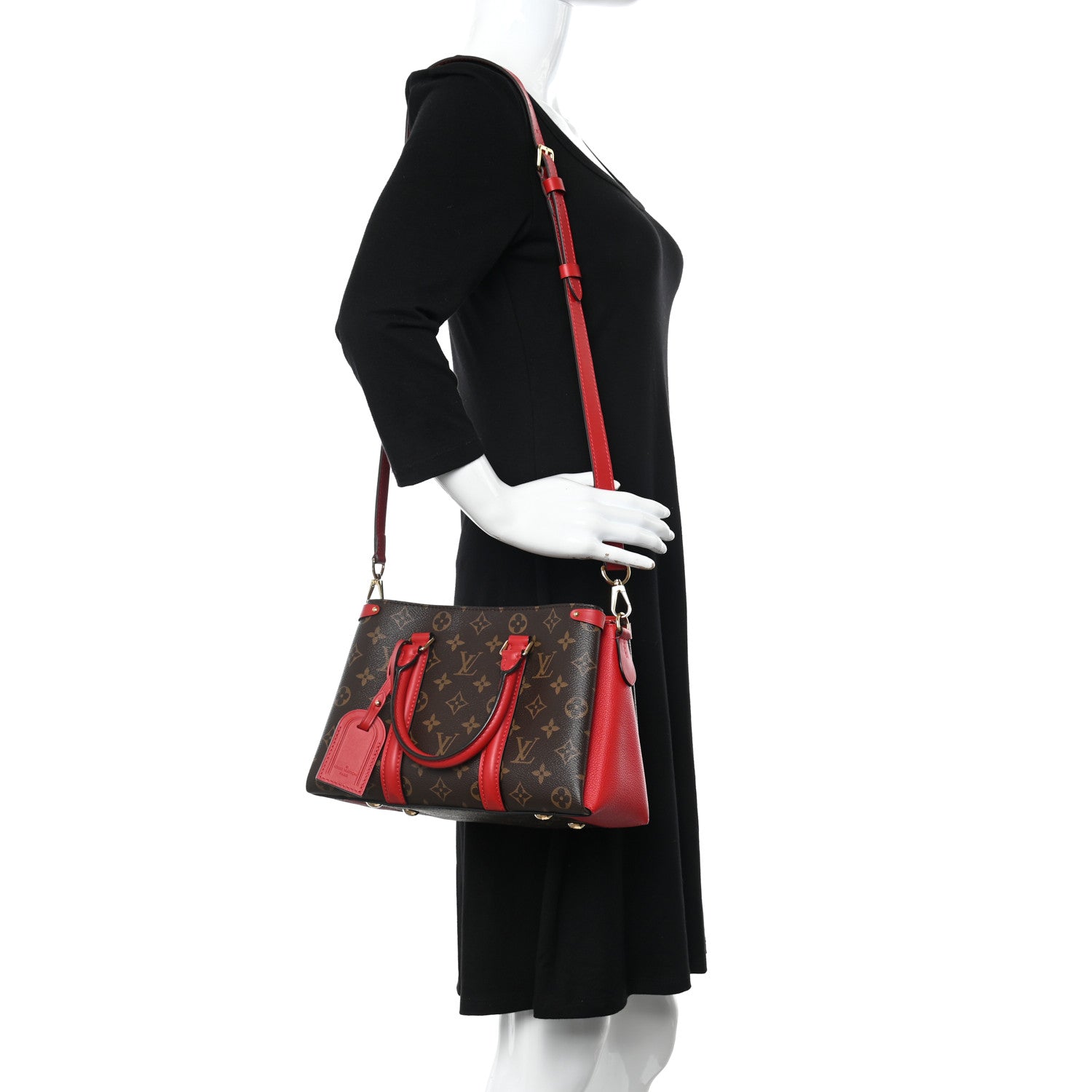 Louis Vuitton Monogram Soufflot BB Cherry 2 of 10