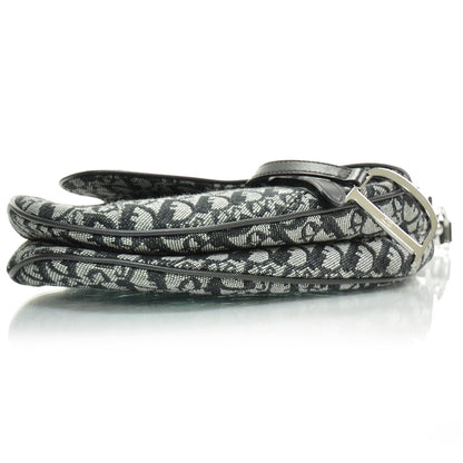 Christian Dior Monogram Saddle Bag Black 5 of 8