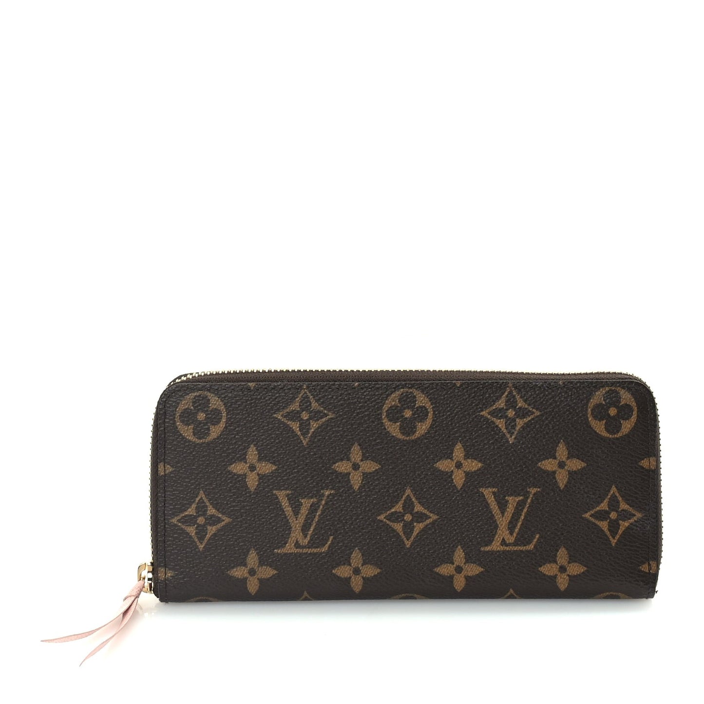Monogram Clemence Wallet  Rose Ballerine