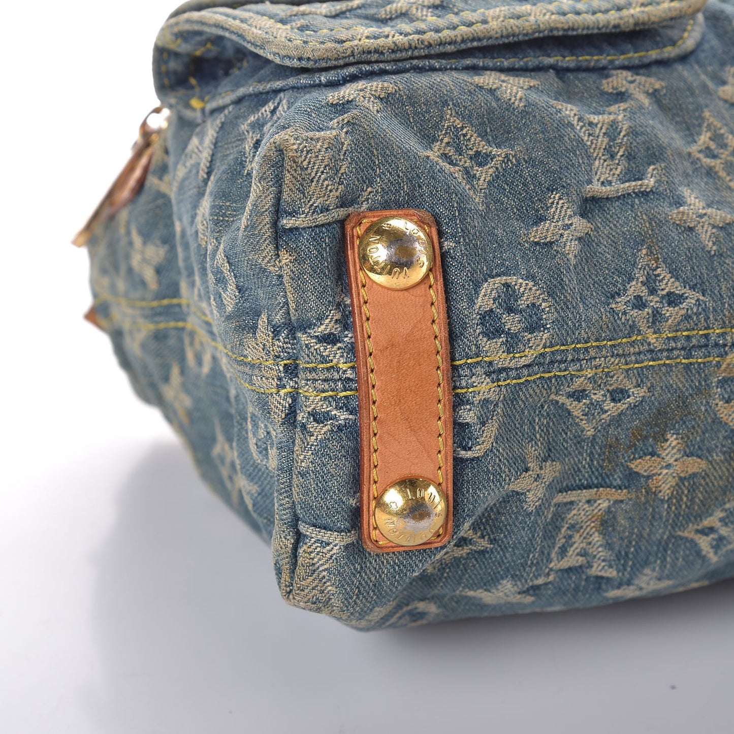 Monogram Denim Baggy PM Blue