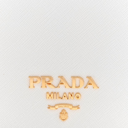 Prada Saffiano Chain Shoulder Bag  White 6 of 8
