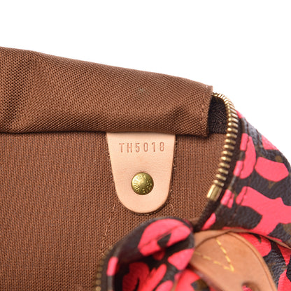 Louis Vuitton Monogram Graffiti Speedy 30 Fuchsia 7 of 13