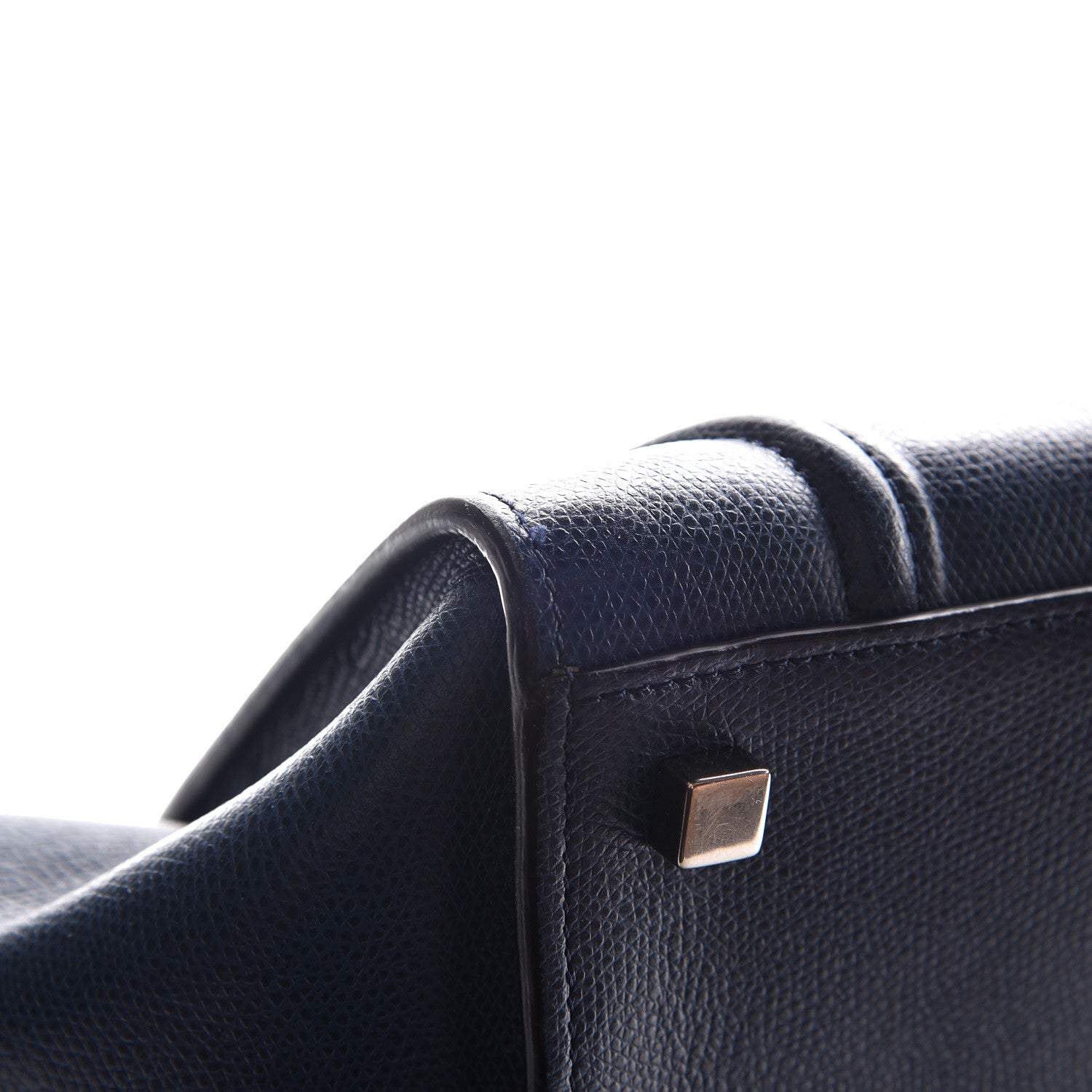 Celine Grained Calfskin Medium Phantom Luggage Indigo 14 of 21