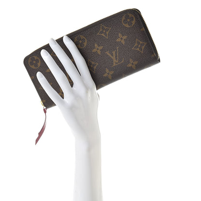 Louis Vuitton Monogram Clemence Wallet Fuchsia 2 of 8