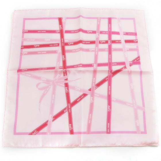 Hermes Silk Twill Pocket Square Scarf Ribbon 1 of 5