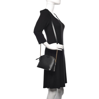 Louis Vuitton Epi Alma Mini Black 2 of 9