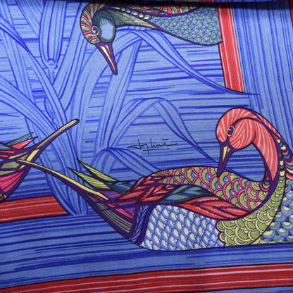 Hermes Silk La Mare aux Canards Scarf 90 3 of 6