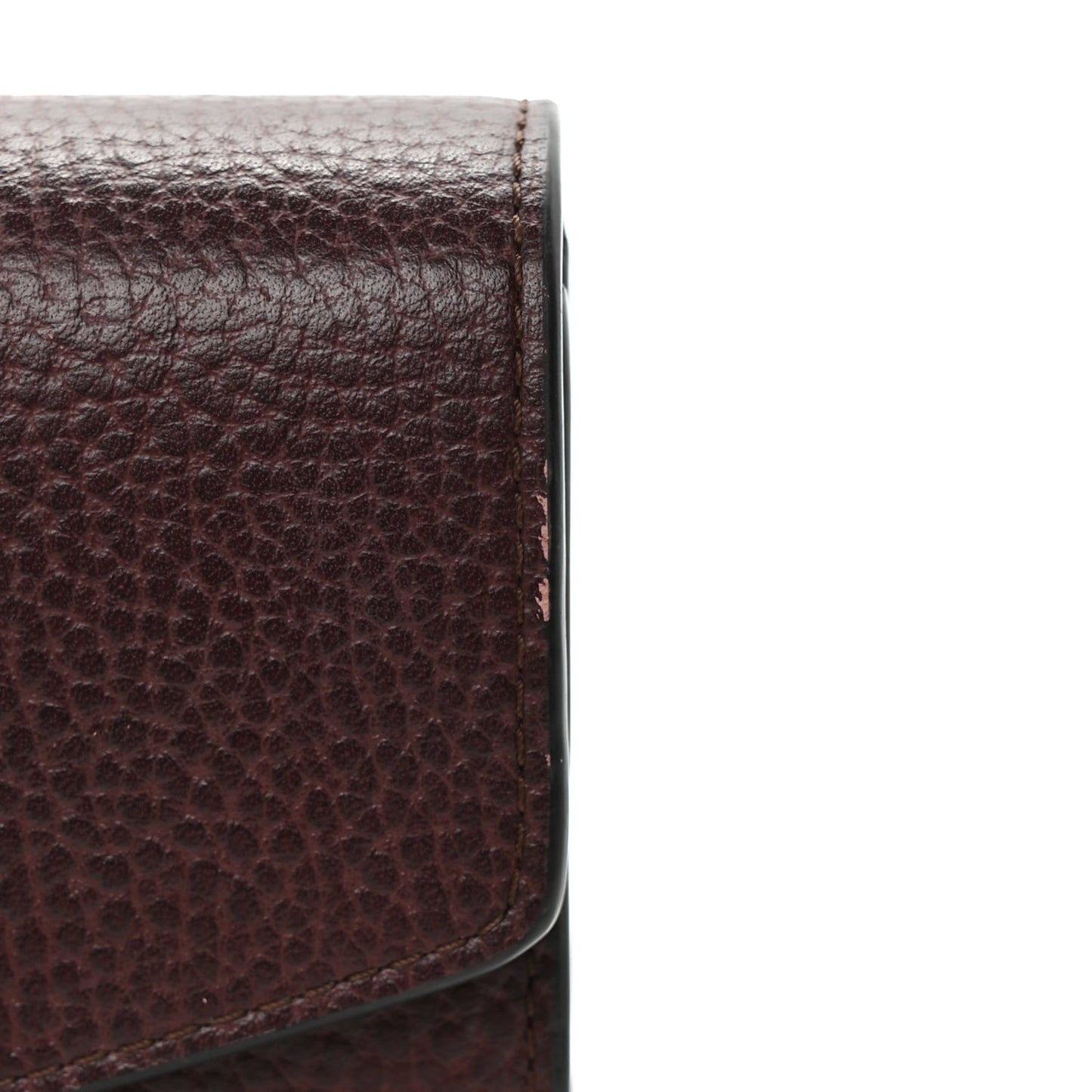 MULBERRY Grain Vegetable Tanned Calfskin Darley Wallet Oxblood
