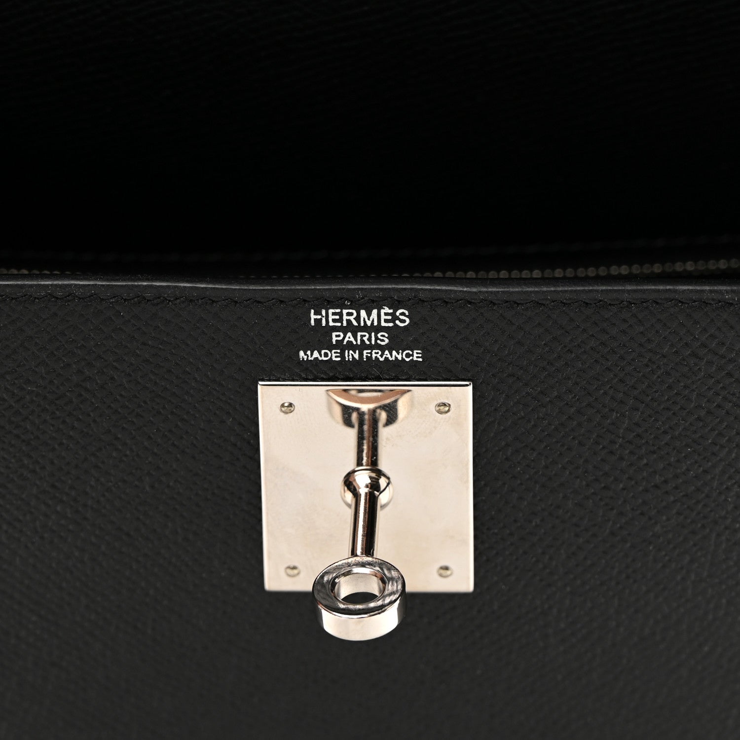 Hermes Epsom Kelly Sellier 28 Black 6 of 12
