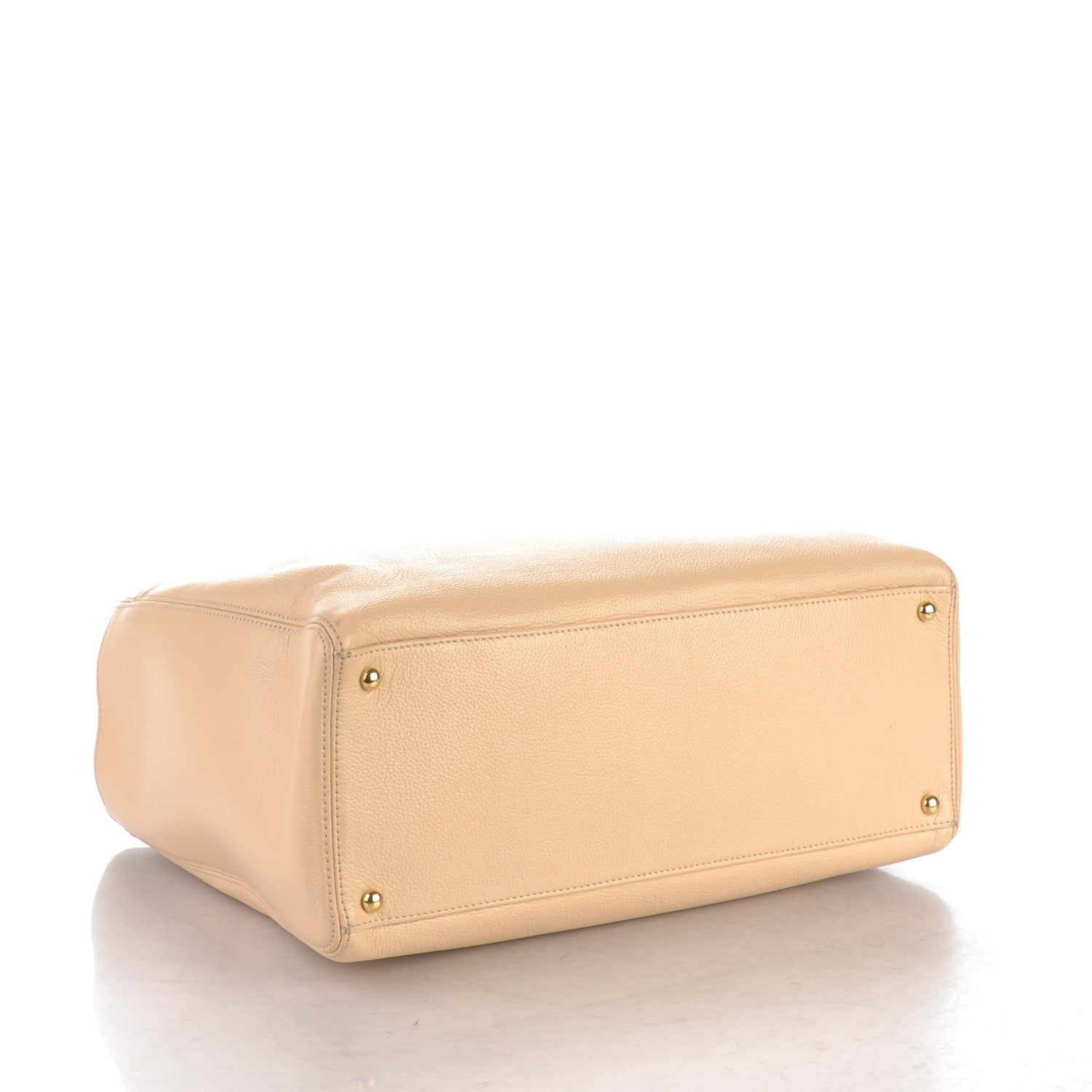 Chanel Calfskin Cerf Executive Shopper Tote Beige 4 of 7