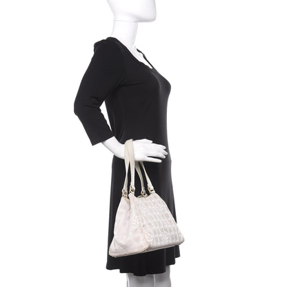 Chanel Nylon Travel Shoulder Bag White 2 of 16