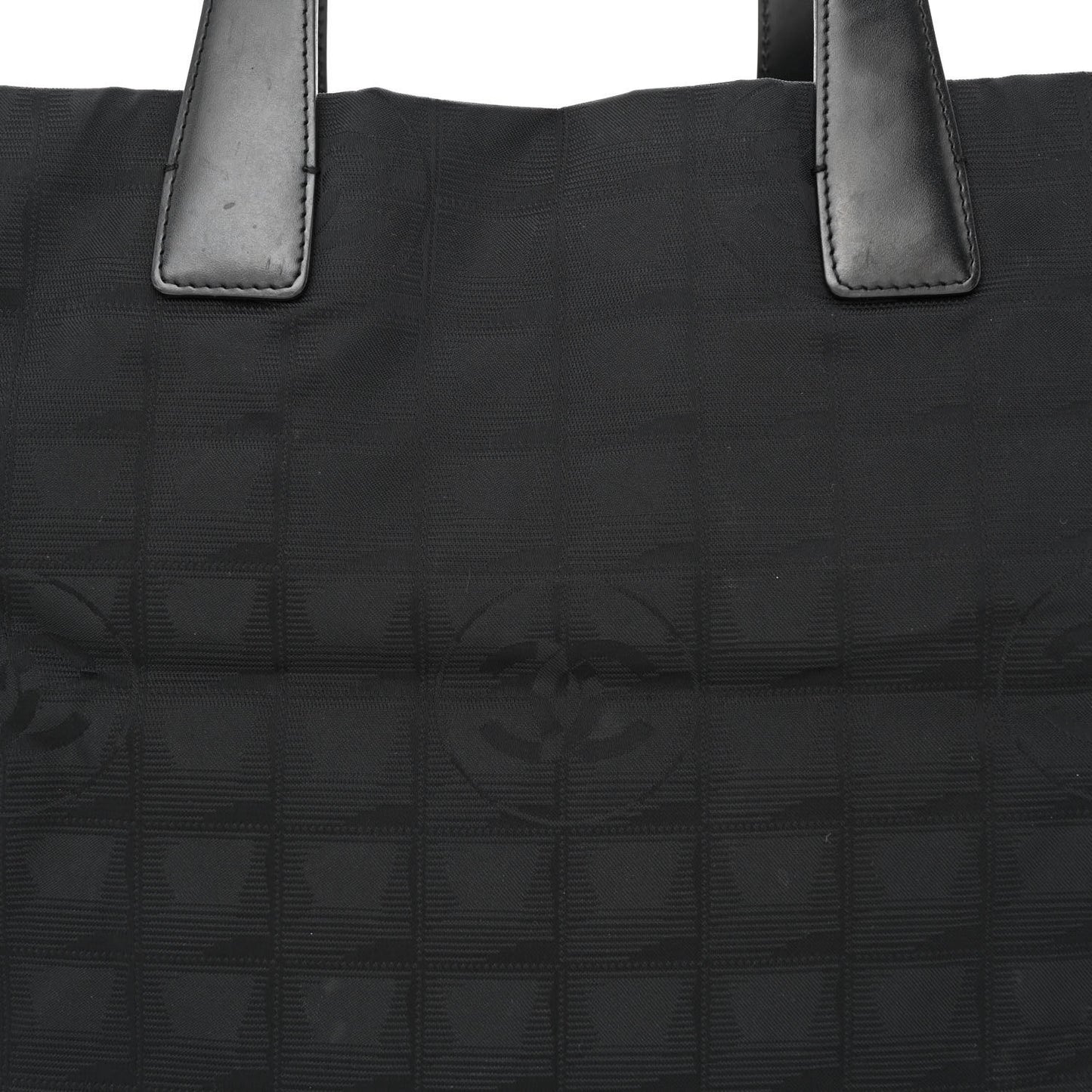 Nylon Medium Travel Tote Black