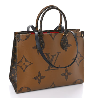Louis Vuitton Reverse Monogram Giant Onthego MM 4 of 9