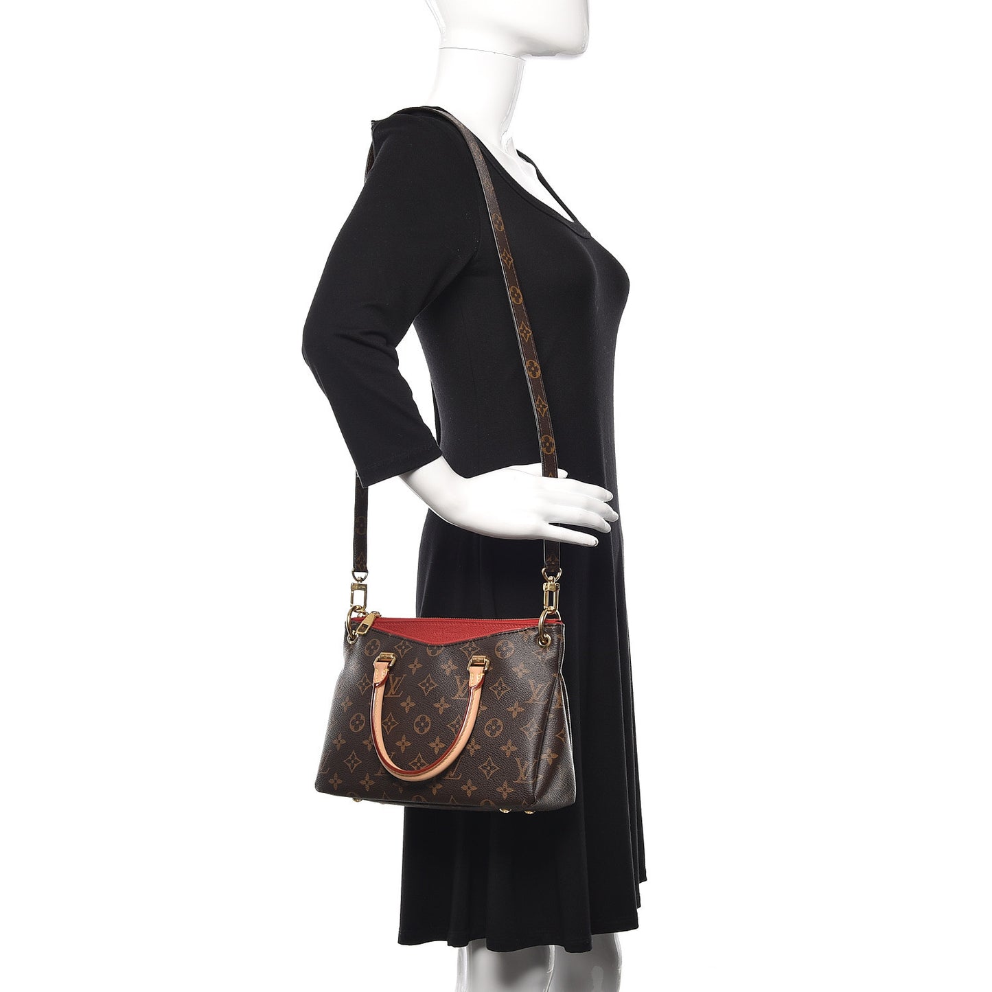 Monogram Pallas BB Cherry