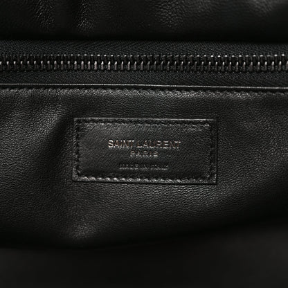 Saint Laurent Lambskin Wide Puffer Tote Black Black 5 of 8