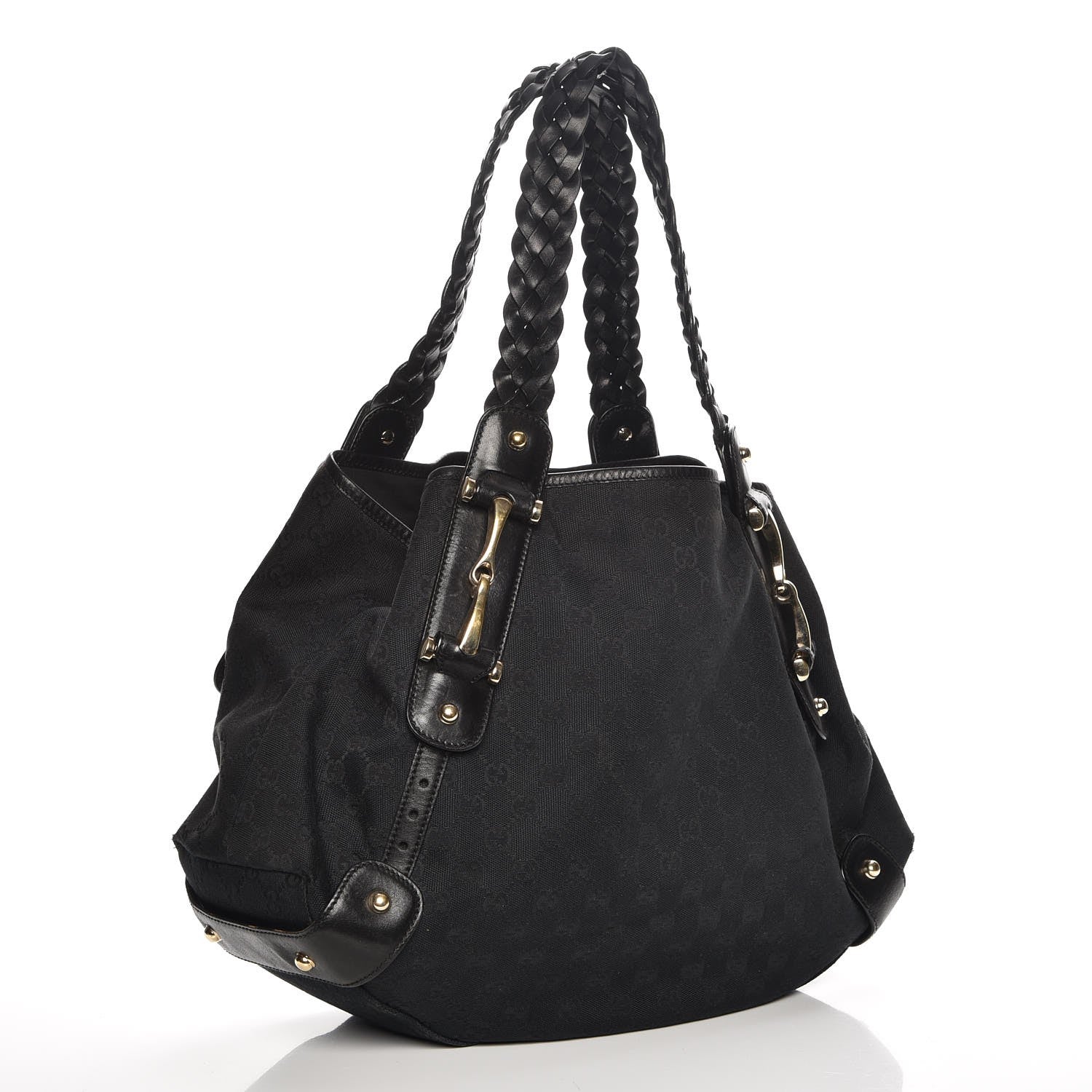Gucci Monogram Medium Pelham Shoulder Bag Black 3 of 7