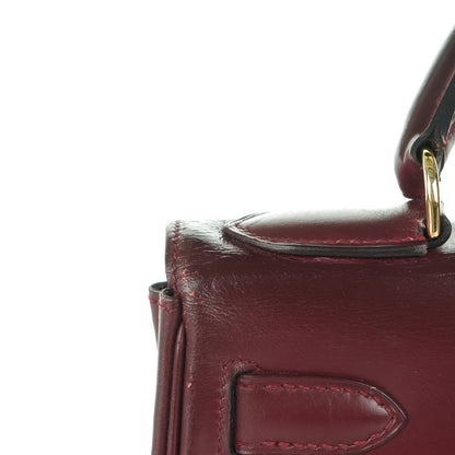 Hermes Box Kelly Retourne 28 Rouge H 28 of 29