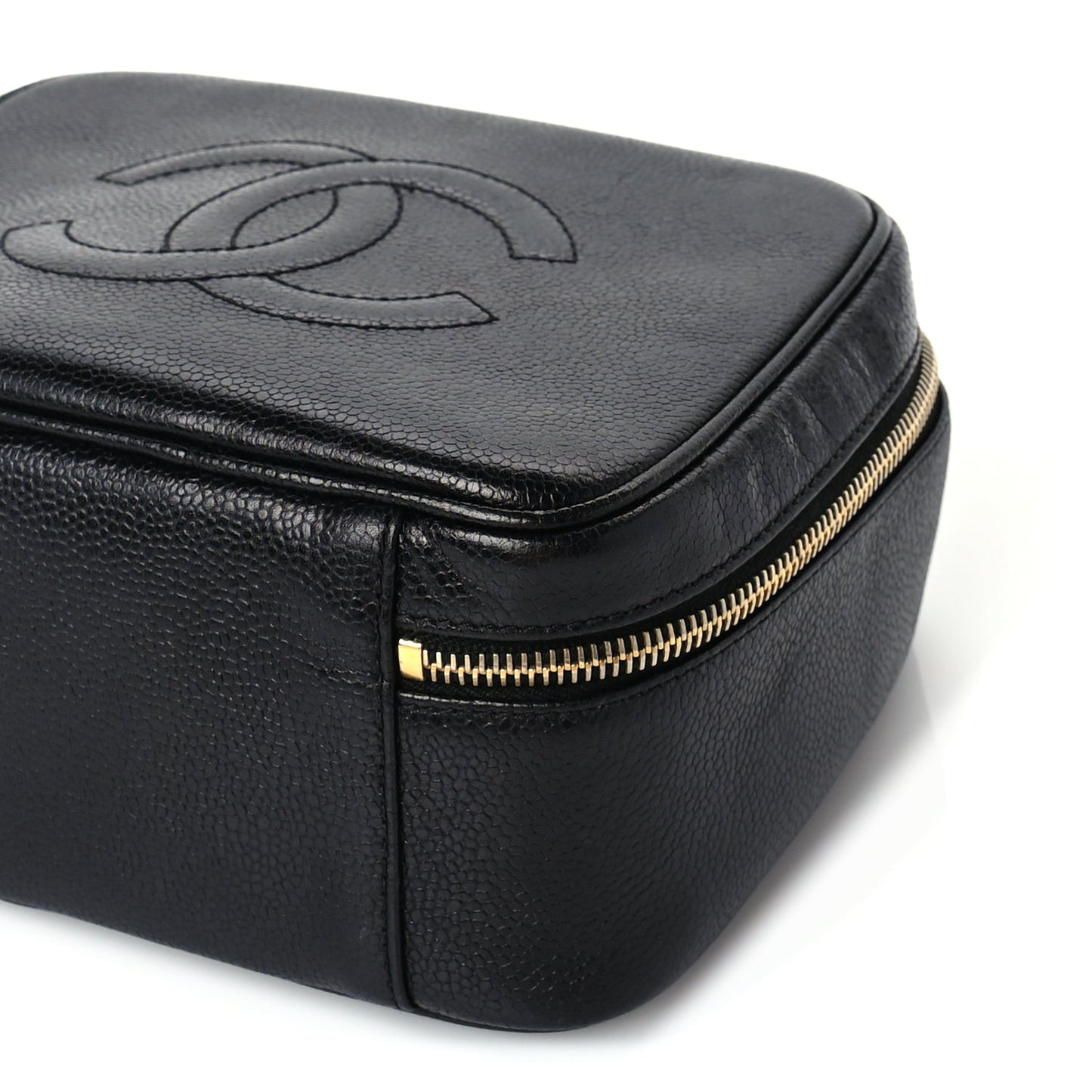Caviar Timeless CC Vanity Case  Black