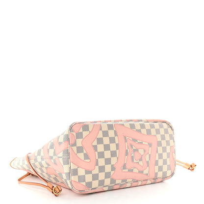 Louis Vuitton Damier Azur Tahitienne Neverfull MM 5 of 12