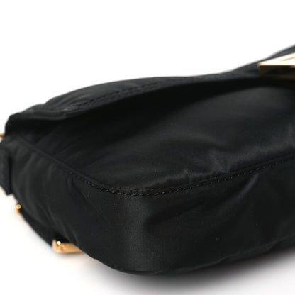 Fendi X PORTER Nylon Regular Belt Baguette Black 9 of 11