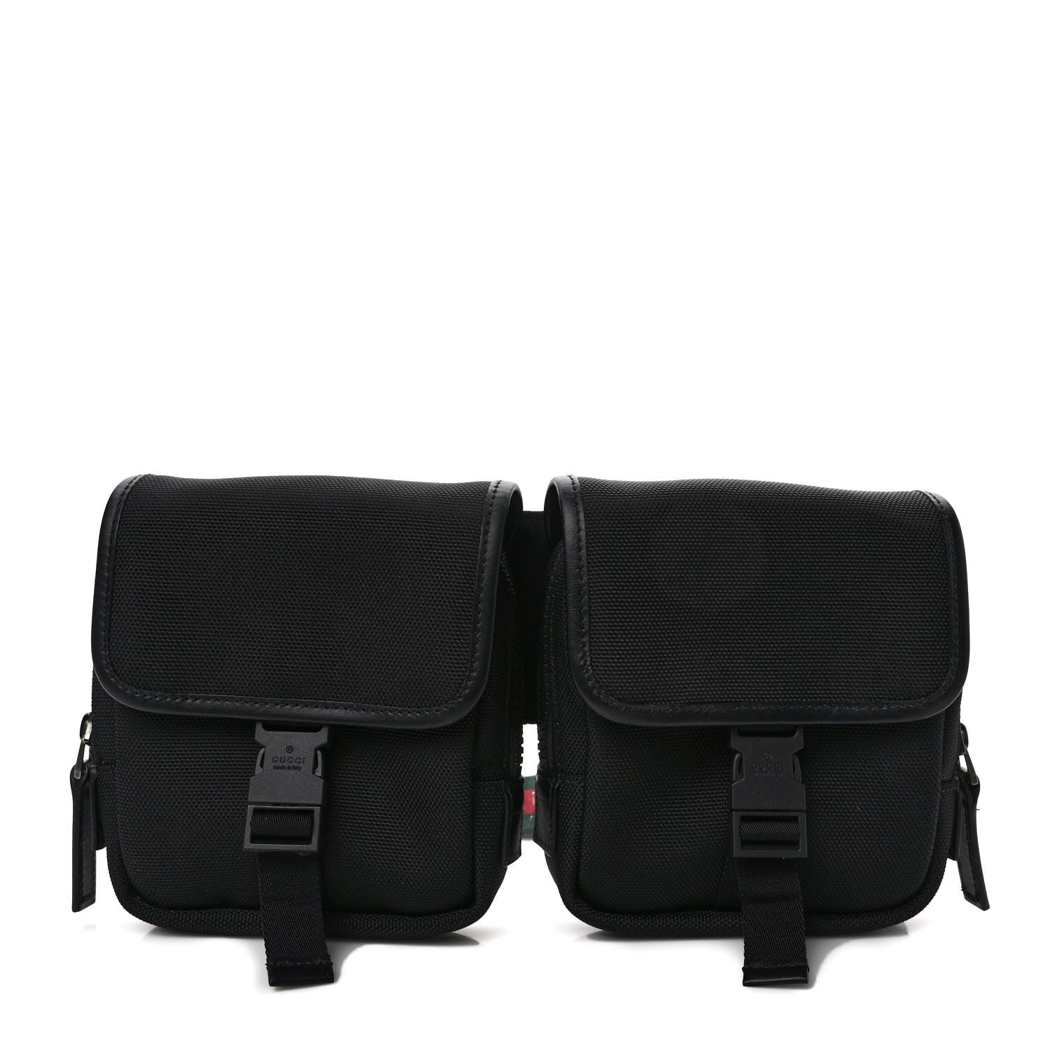 Gucci Techno Canvas Web Band Belt Bag Black 1 of 10