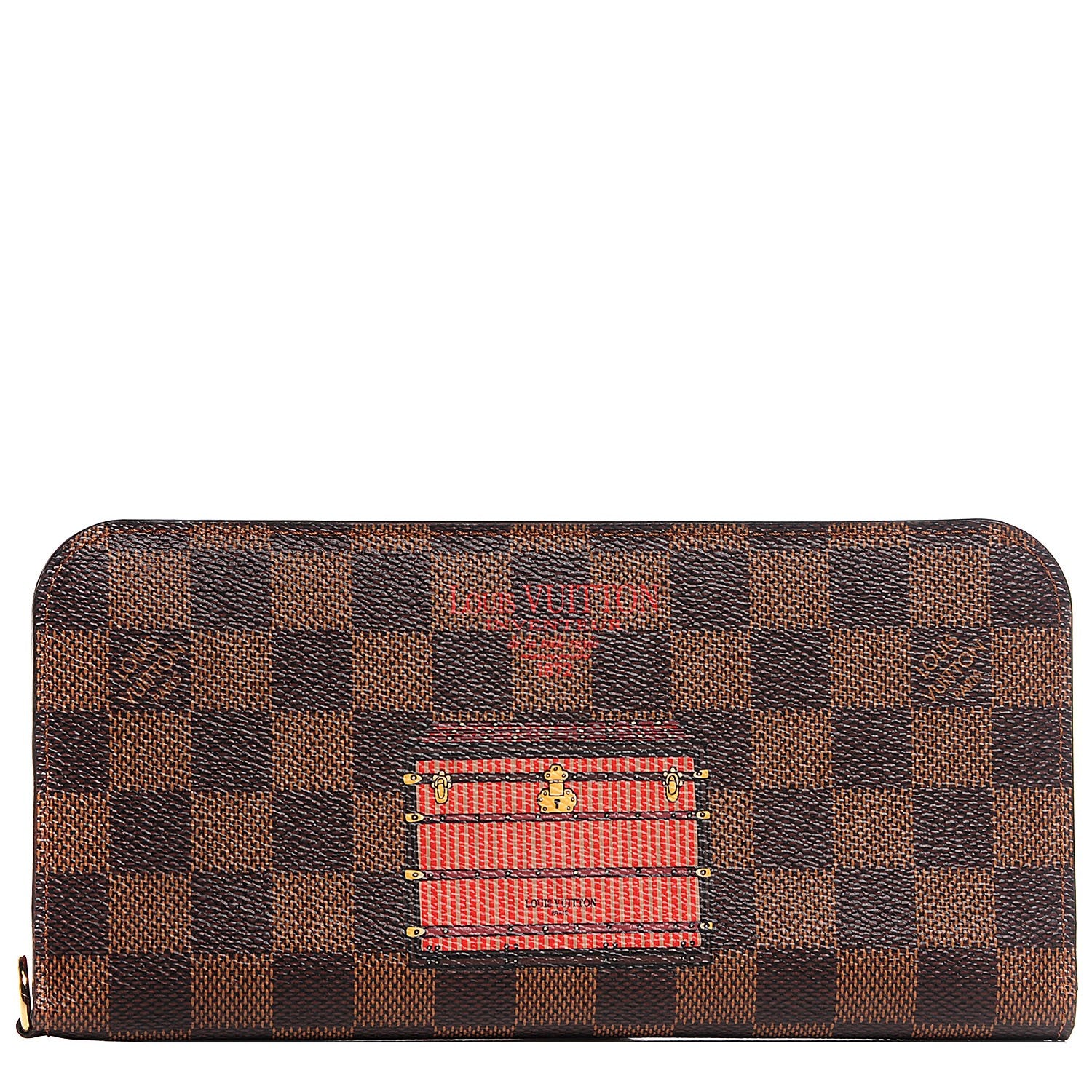 Louis Vuitton Damier Ebene Insolite Trunks and Lock Wallet 1 of 8