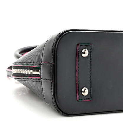 Louis Vuitton Epi Alma BB Black Hot Pink 8 of 11