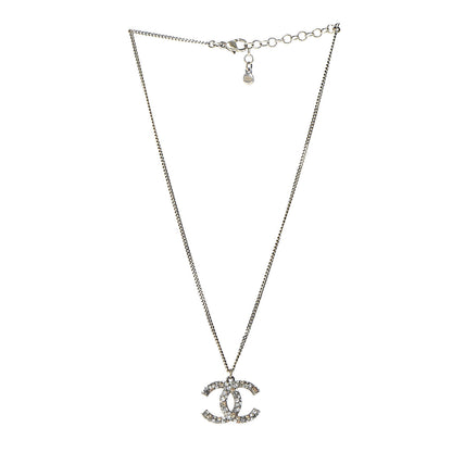 Chanel Crystal CC Necklace Multicolor Gold 3 of 7