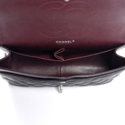 Chanel Caviar Quilted Jumbo Double Flap Black 7 of 14