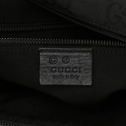 Gucci Nylon Monogram Extra Large Satchel Black 6 of 12