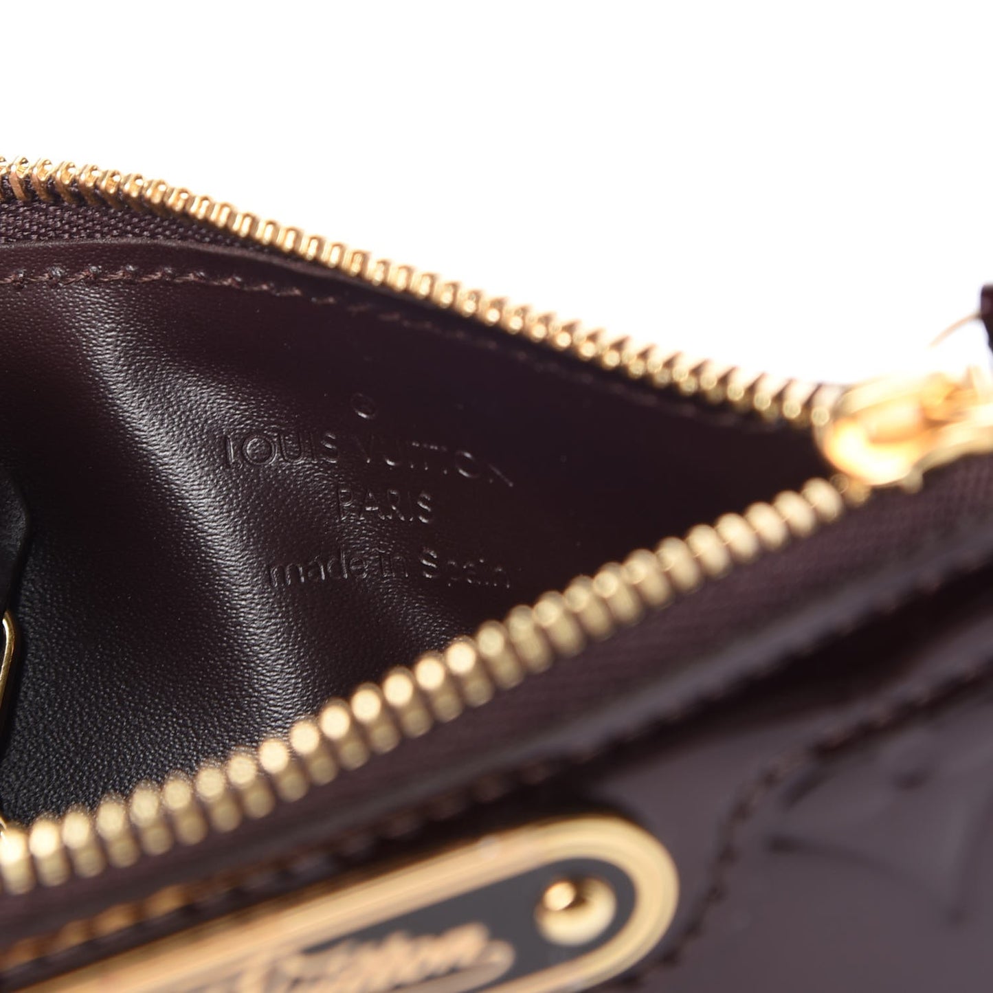 Vernis Key Pouch Amarante