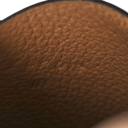 Hermes Evercolor Calvi Card Case Chai 7 of 9