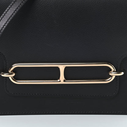 Hermes Evergrain Mini Sac Roulis Black 8 of 11
