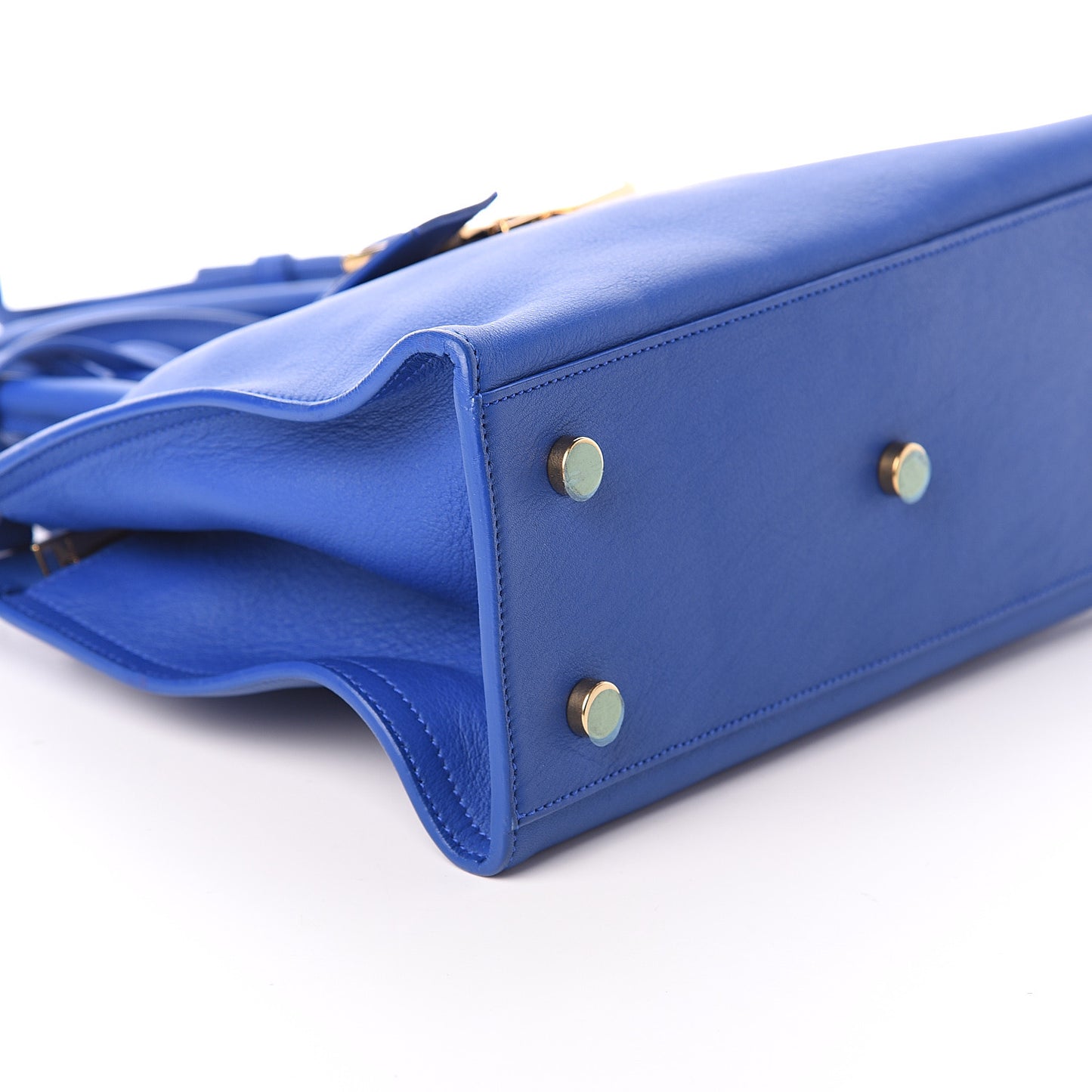 Calfskin Monogram Baby Cabas Blue Majorelle