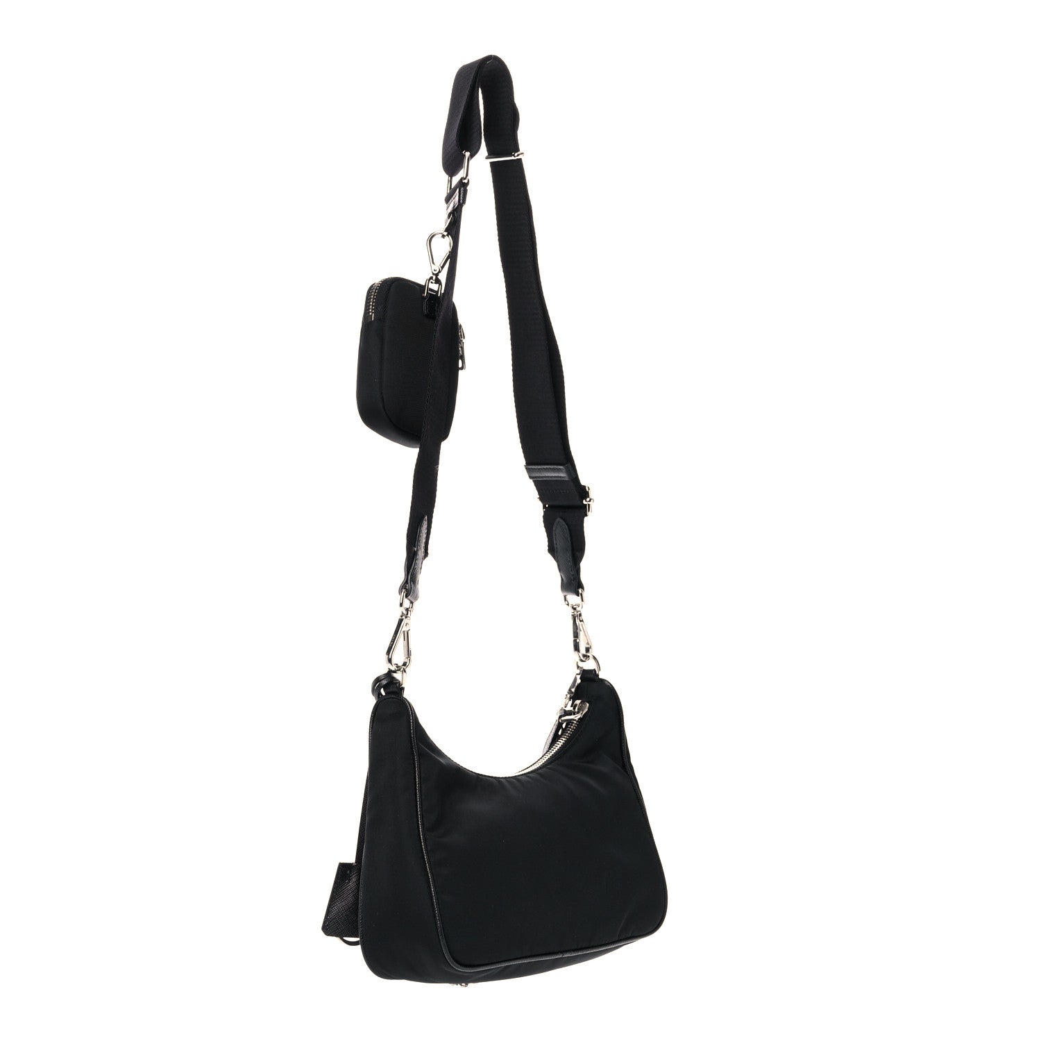 Prada Nylon Re-Edition 2005 Shoulder Bag Black 3 of 13