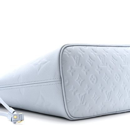 Louis Vuitton Empreinte Monogram Giant Neverfull MM Blue Hour 8 of 9