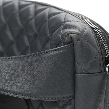 Chanel Calfskin Quilted Waist Bag Dark Grey 13 of 15