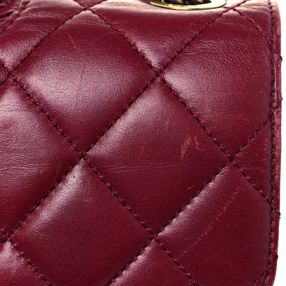 Chanel Glazed Calfskin Quilted Large Perfect Edge Flap Red 20 of 25