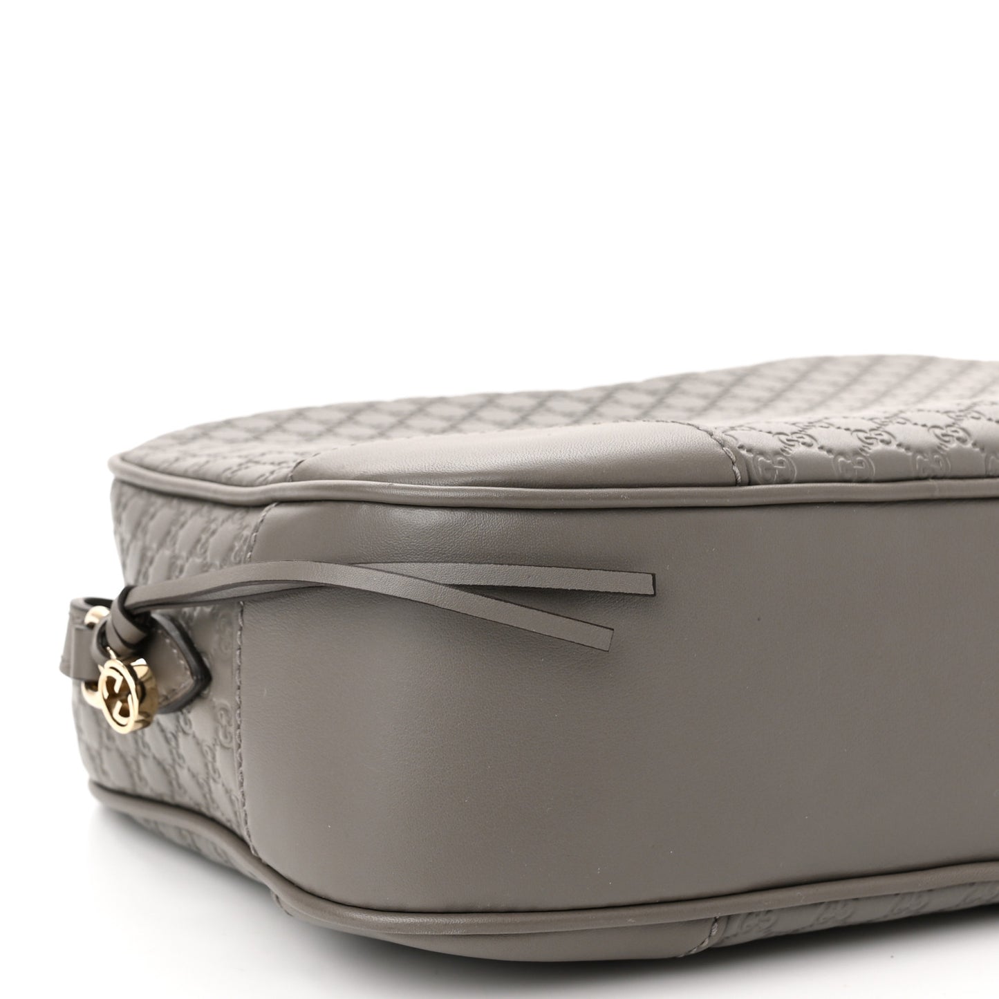 Microguccissima Mini Bree Messenger Bag Grey