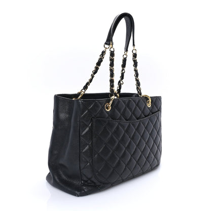 Chanel Caviar Quilted Grand Shopping Tote GST Black 2 of 7