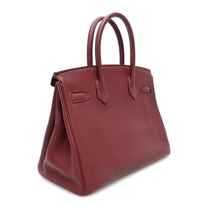 Hermes Togo Birkin 30 Rouge H 3 of 10