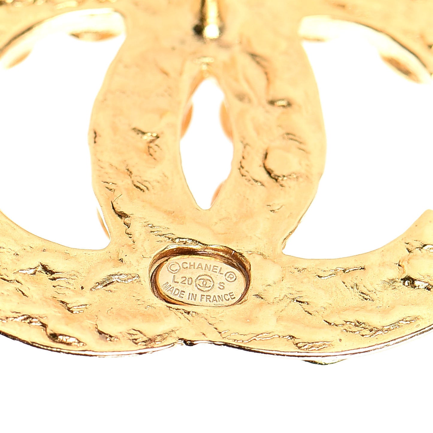 Crystal CC Earrings Gold