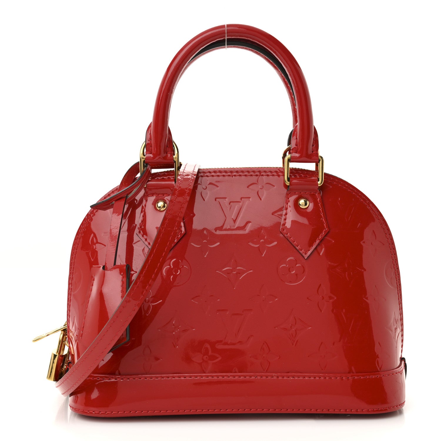 Louis Vuitton Vernis Alma BB Cherry 1 of 11