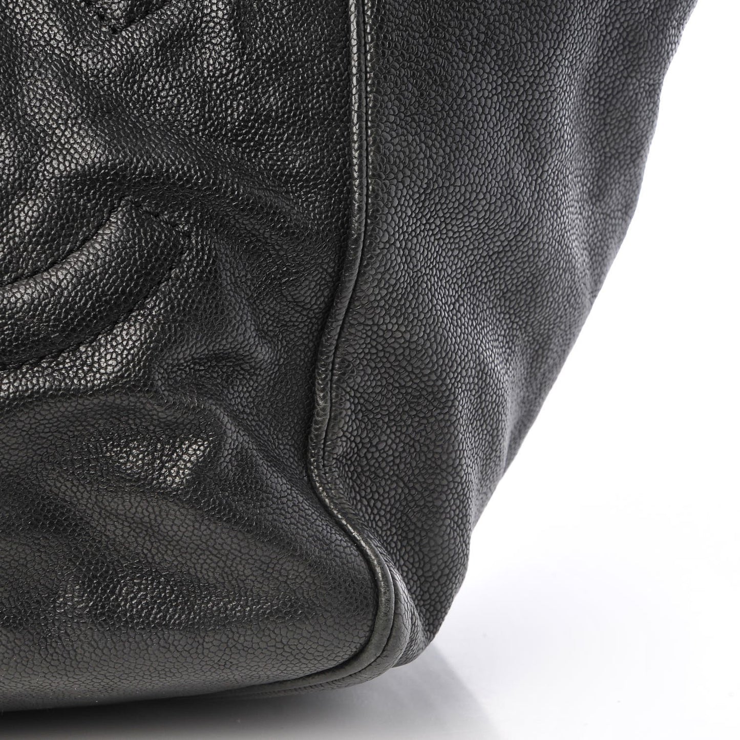 Distressed Caviar Outdoor Tote Black