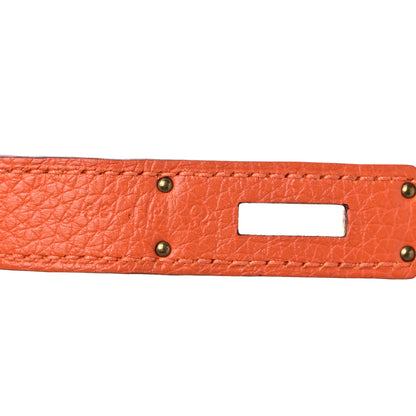 Hermes Togo BIRKIN 30 Orange 7 of 9