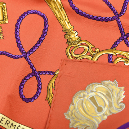 Hermes Silk Keys Les Cles Scarf 90 6 of 6