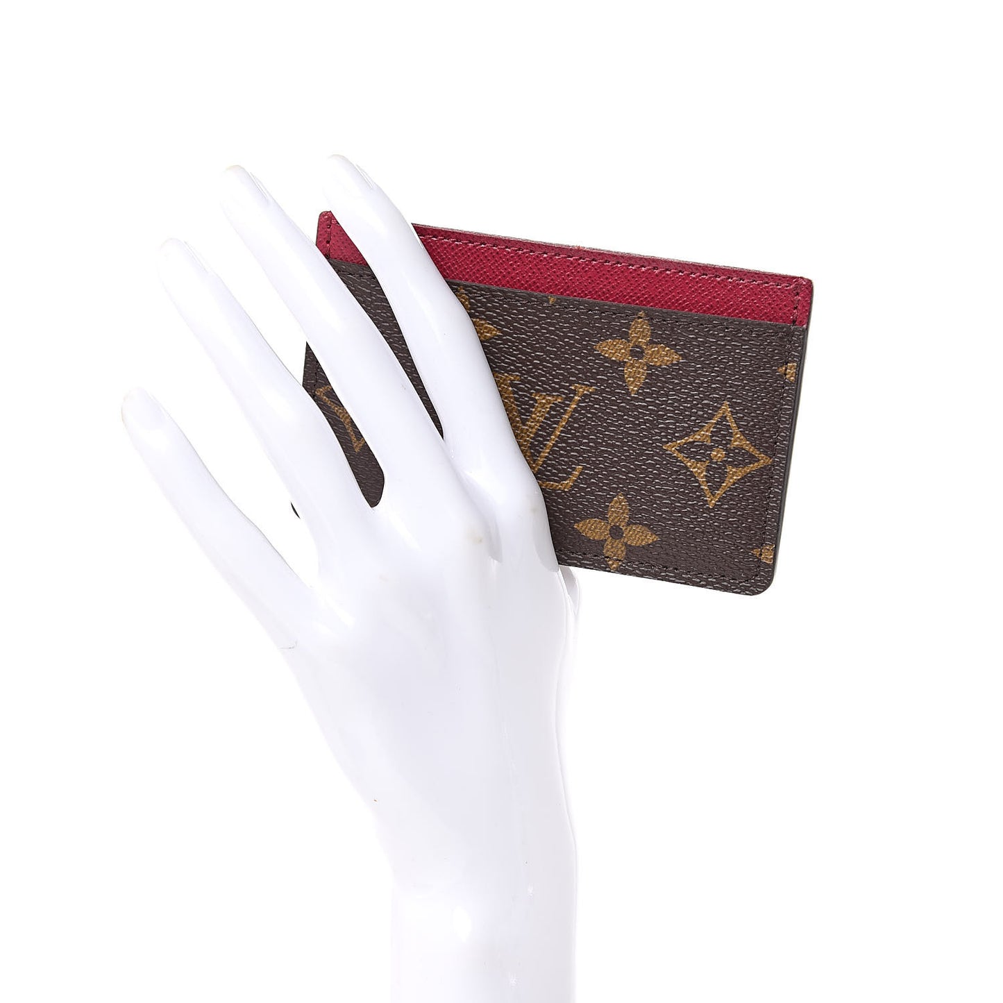 Monogram Card Holder Fuchsia