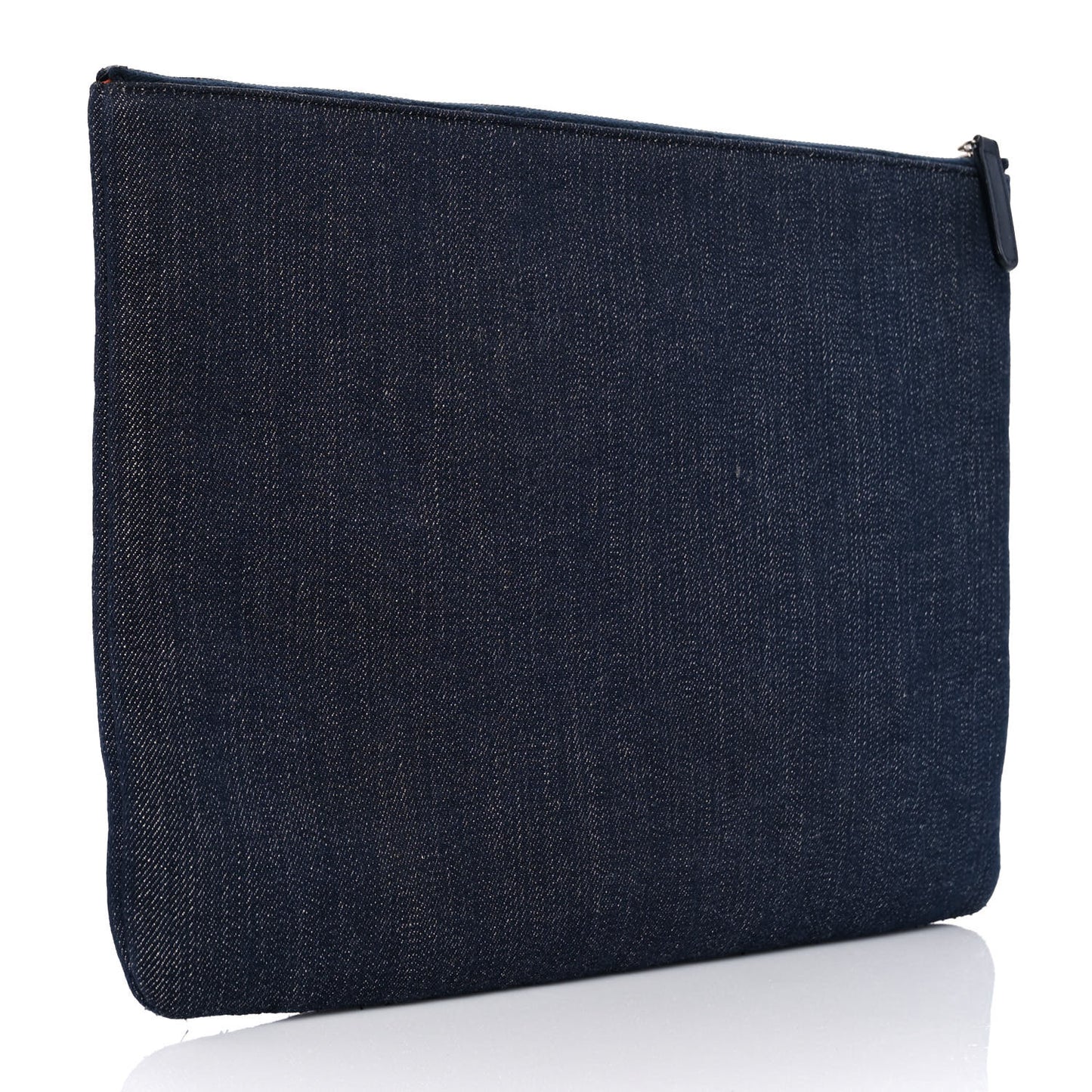 Denim Medium Deauville Cosmetic Pouch Blue Orange