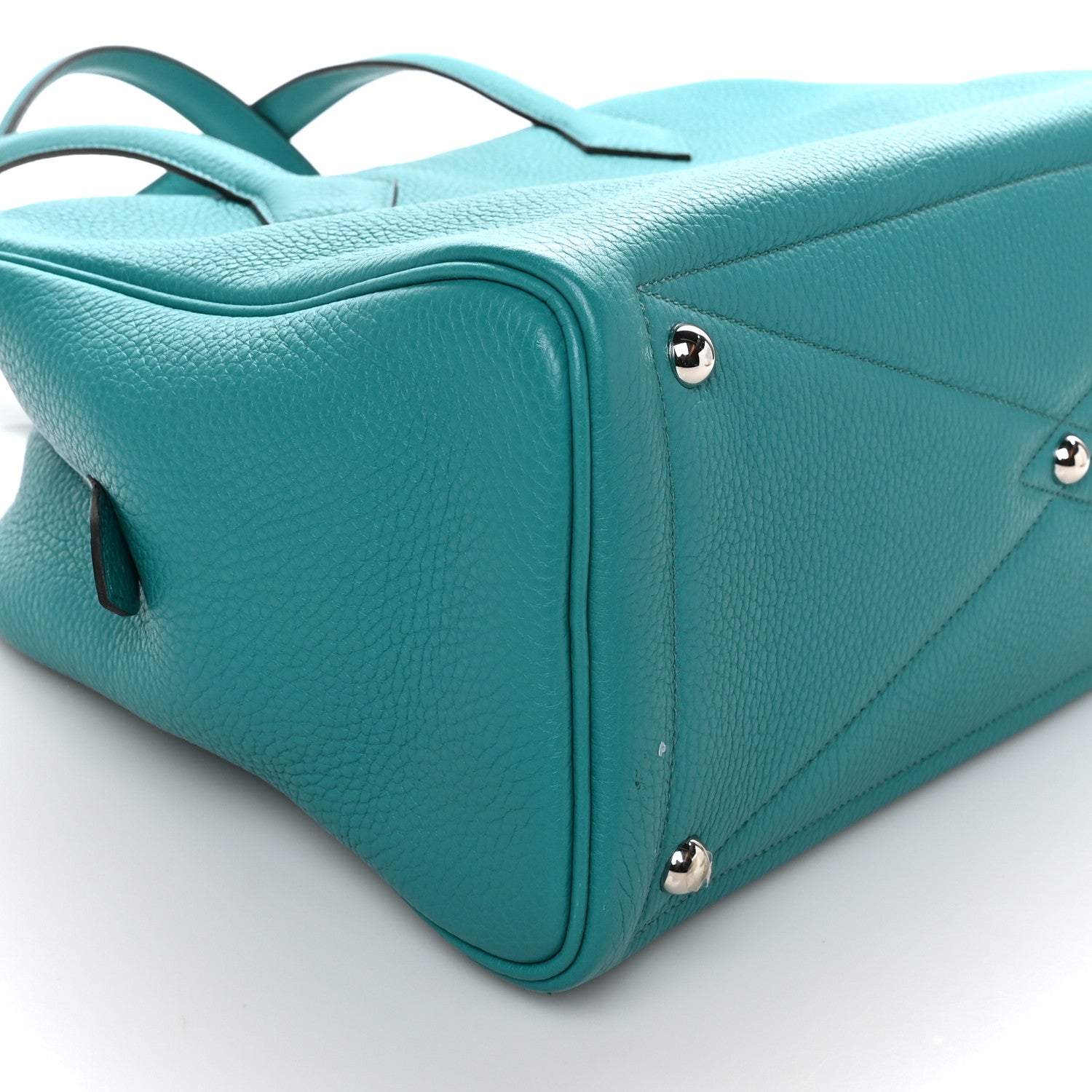 Hermes Taurillon Clemence Victoria II 35 Bleu Paon 9 of 10