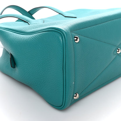 Hermes Taurillon Clemence Victoria II 35 Bleu Paon 9 of 10